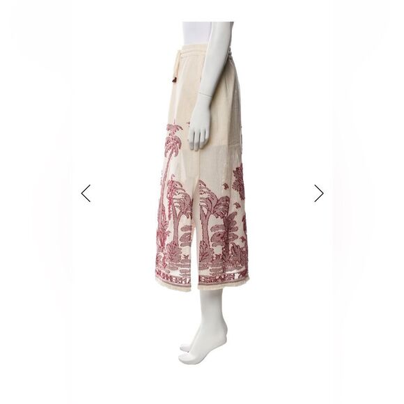 Zimmermann OTTIE PALM DRAW WAIST SKIRT size 1 NWT - Picture 5 of 10